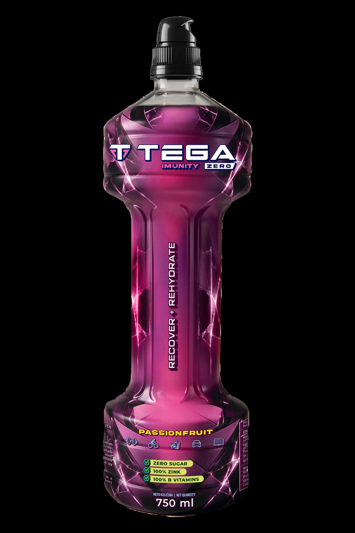 Tega Imunity Zero, passionfruit, boca od 0,75 L